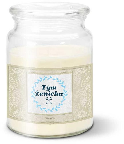 SABLIO - Tým ženicha klíče 500 g - Svíčka - Main image