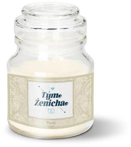 SABLIO - Tým ženicha 120 g - Svíčka - Main image