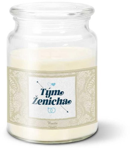 SABLIO - Tým ženicha 500 g - Svíčka - Main image