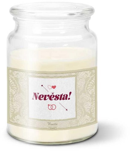 SABLIO - Nevěsta! 500 g - Svíčka - Main image