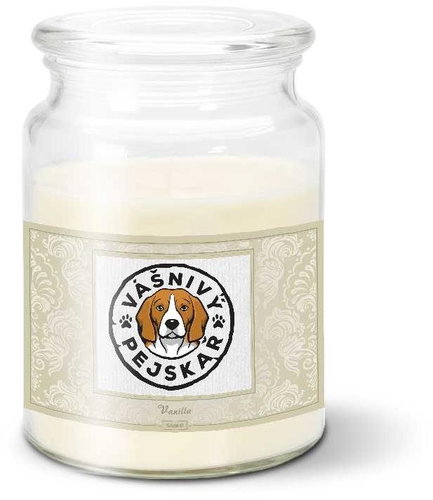 SABLIO - Vášnivý pejskař 500 g - Svíčka - Main image