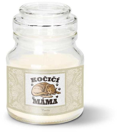 SABLIO - Kočičí máma 120 g - Svíčka - Main image