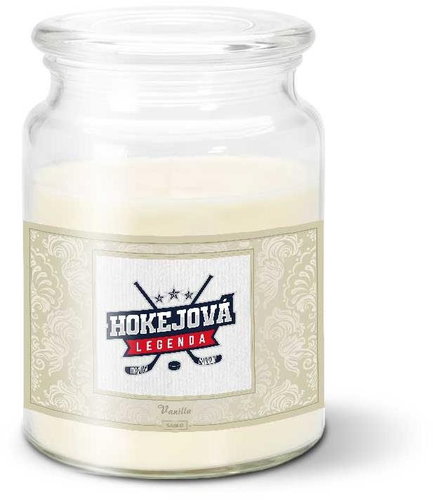 SABLIO - Hokejová legenda 500 g - Svíčka - Main image
