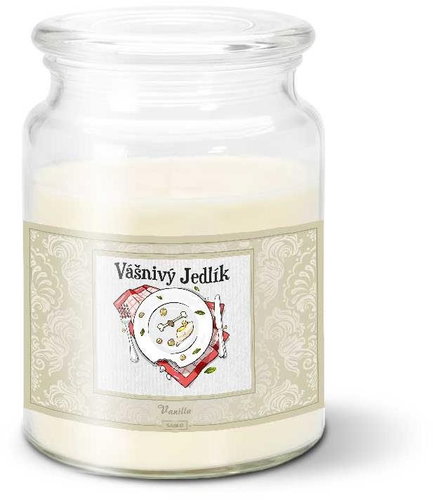 SABLIO - Vášnivý jedlík 500 g - Svíčka - Main image