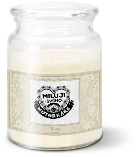 SABLIO - Miluji svého motorkáře 500 g - Svíčka - Main image