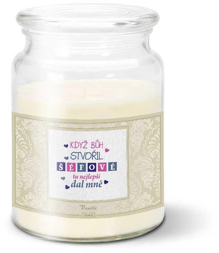 SABLIO - Když Bůh stvořil šéfové 500 g - Svíčka - Main image