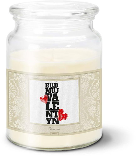 SABLIO - Buď můj Valentýn 2 500 g - Svíčka - Main image