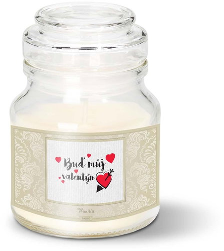 SABLIO - Buď můj Valentýn 120 g - Svíčka - Main image