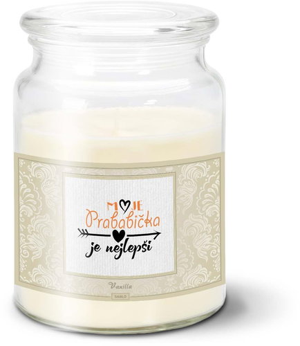 SABLIO - Moje prababička je nejlepší 500 g - Svíčka - Main image