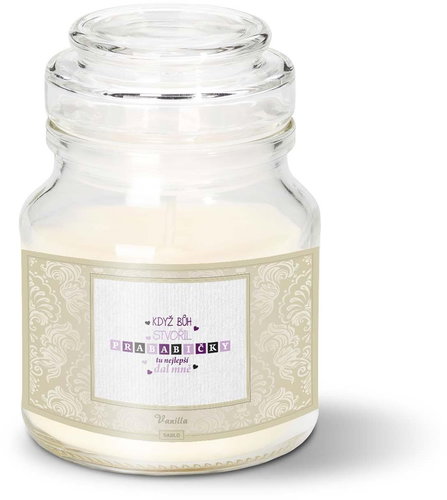 SABLIO - Když Bůh stvořil prababičky 120 g - Svíčka - Main image