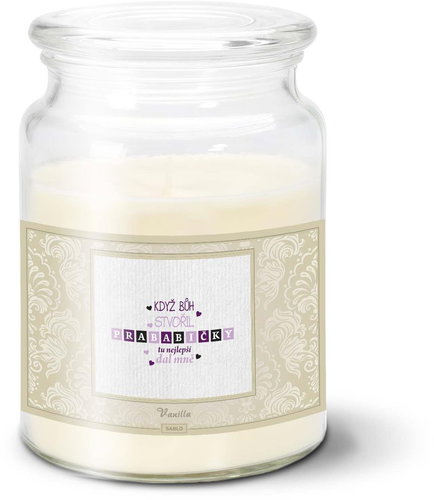 SABLIO - Když Bůh stvořil prababičky 500 g - Svíčka - Main image