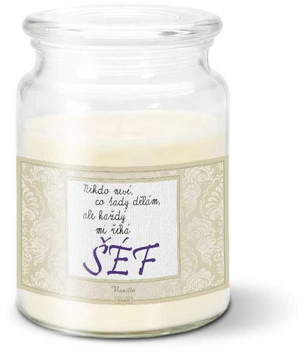 SABLIO - Každý mi říká šéf 500 g - Svíčka - Main image