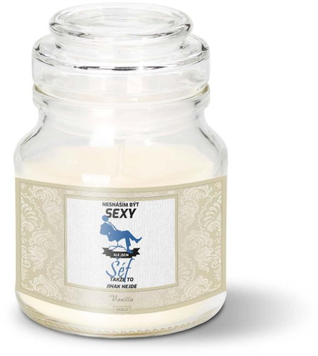 SABLIO - Nesnáším být sexy, ale jsem šéf 120 g - Svíčka - Main image