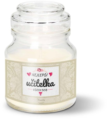 SABLIO - Nejlepší učitelka všech dob 120 g - Svíčka - Main image