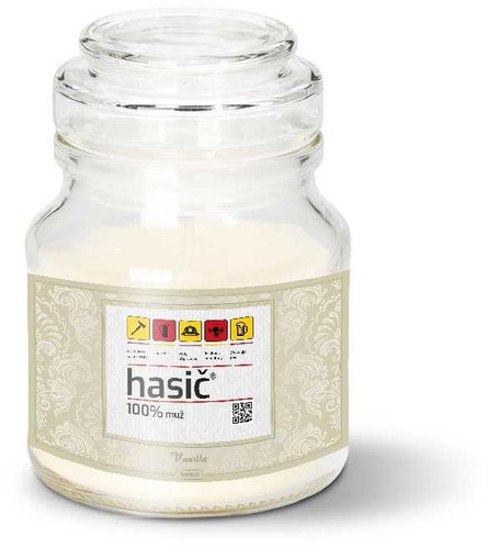 SABLIO - Hasič 120 g - Svíčka - Main image