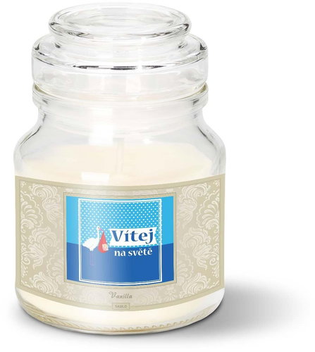 SABLIO - Vítej na světě 120 g - Svíčka - Main image