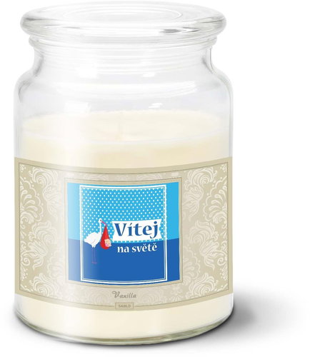 SABLIO - Vítej na světě 500 g - Svíčka - Main image