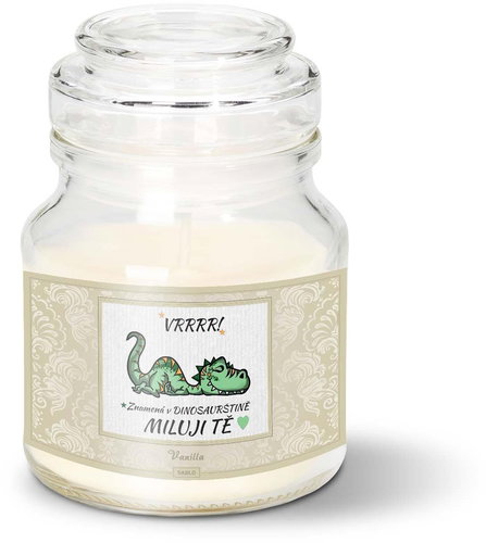 SABLIO - Dinosaurus 120 g - Svíčka - Main image