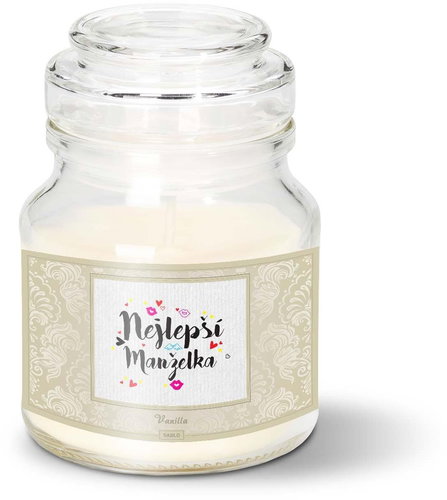 SABLIO - Nejlepší manželka 120 g - Svíčka - Main image