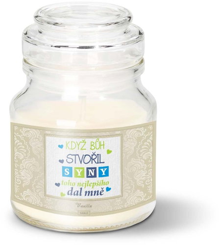 SABLIO - Když Bůh stvořil syny 120 g - Svíčka - Hlavní obrázek