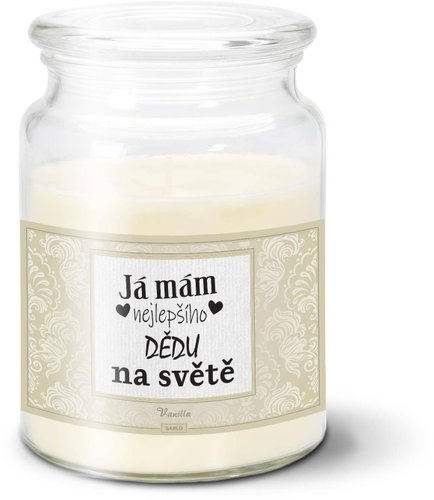 SABLIO - Já mám nejlepšího dědu na světě 500 g - Svíčka - Main image
