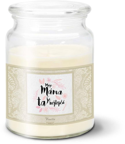 SABLIO - Moje máma je ta nejlepší 500 g - Svíčka - Main image