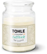SABLIO - Tohle je ten nejlepší tatínek na světě 500 g - Svíčka