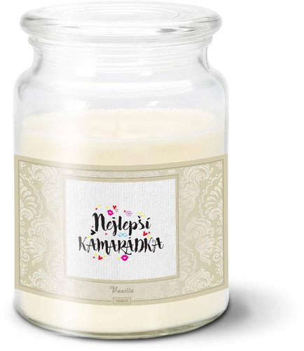 SABLIO - Nejlepší kamarádka 500 g - Svíčka - Main image