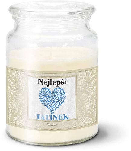 SABLIO - Nejlepší tatínek 500 g - Svíčka - Main image