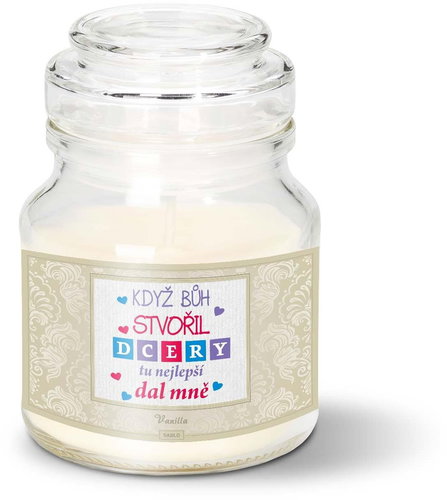 SABLIO - Když Bůh stvořil dcery 120 g - Svíčka - Main image