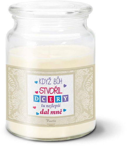 SABLIO - Když Bůh stvořil dcery 500 g - Svíčka - Main image