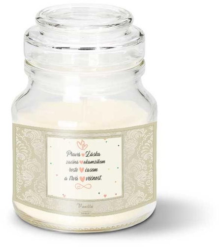 SABLIO - Pravá láska 120 g - Svíčka - Main image