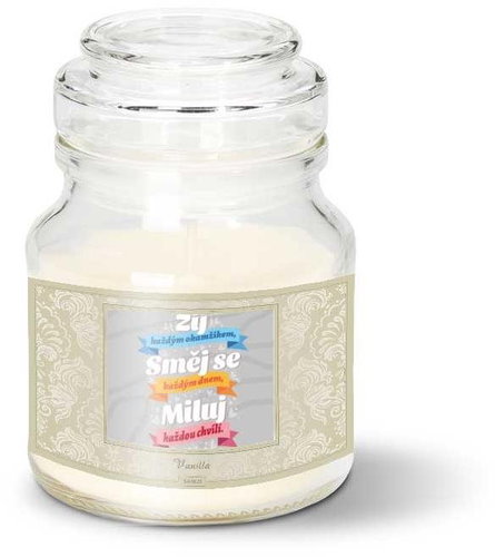 SABLIO - Žij, Směj se, Miluj 120 g - Svíčka - Hlavní obrázek