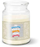 SABLIO - Žij, Směj se, Miluj 500 g - Svíčka