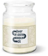 SABLIO - Život je cesta, nikoliv cíl 500 g - Svíčka