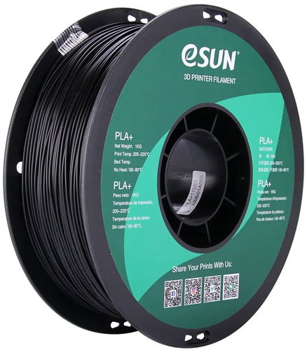 eSUN PLA+ 1kg Black - Filament - Main image
