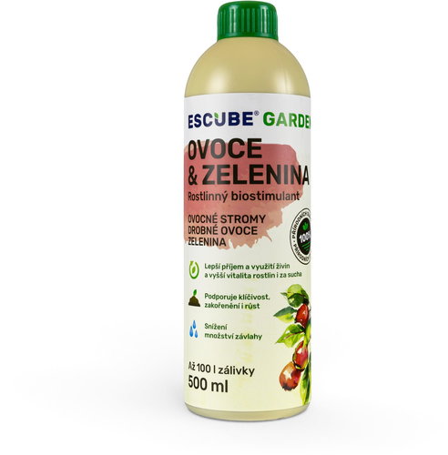 Escube Garden přírodní biostimulant a hydroabsorbent - ovoce a zelenina, 500 ml - Fertiliser - Main image