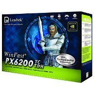 Leadtek WinFast PX6200TC TDH NVIDIA GeForce PCX 6200TC, 128 (256) MB DDR, PCIe x16, DVI, software - Graphics Card