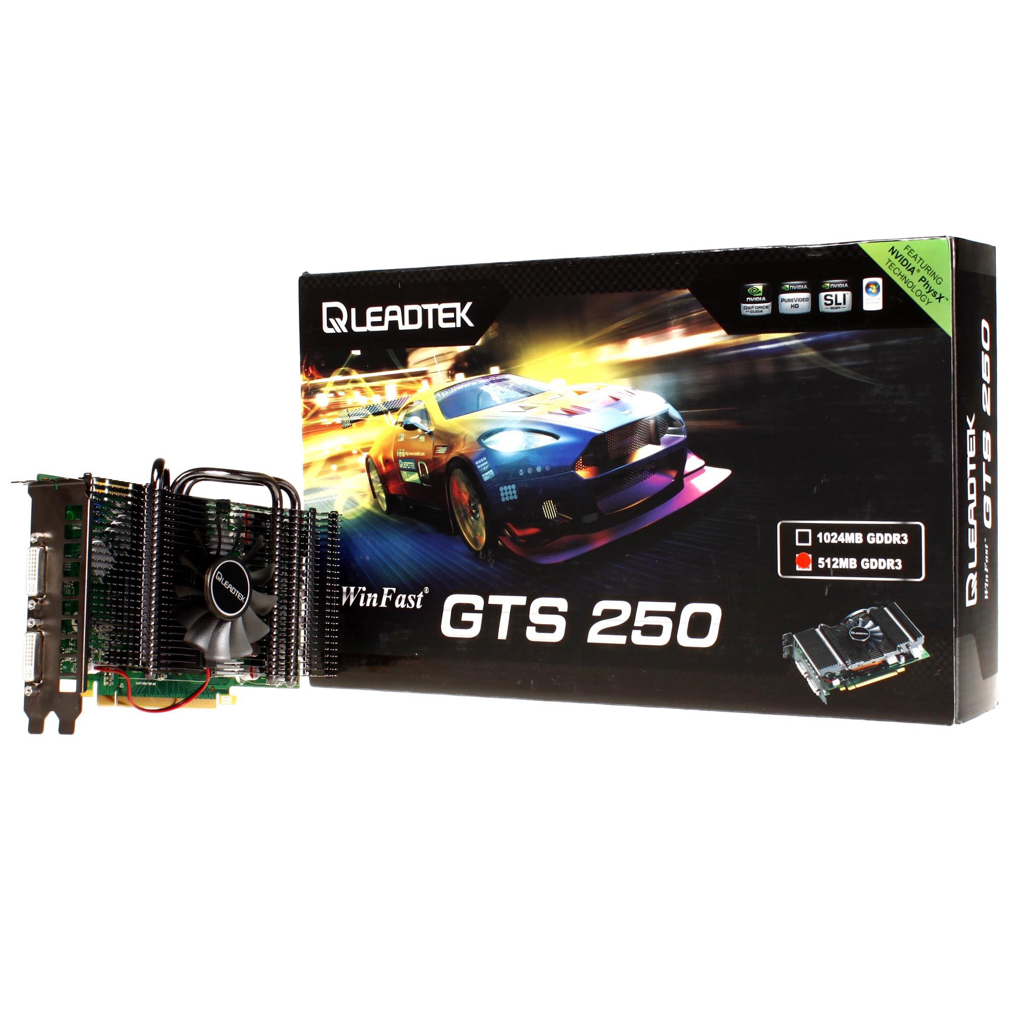 LEADTEK WinFast GTS250 512MB DDR3 V2 - Graphics Card | Alza.cz