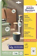 Avery Zweckform L3416-10 Kulaté samolepící etikety - Etikety