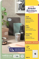 Avery Zweckform 6242-10 Oval self-adhesive labels - Labels