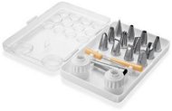 Tescoma Delicium nozzles 13 pieces, stainless steel - Cake Decorating Tool