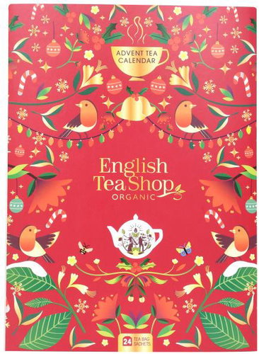 English Tea Shop Advent Calendar Book Red 24 bags Bio - Advent Calendar - Main image