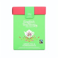 English Tea Shop Papierová škatuľka Zelený čaj s granátovým jablkom, 80 gramov, sypaný čaj - Čaj