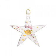 English Tea Shop, Organic Holiday Collection, Red-Gold Star Tin, 12g, 6pcs, ETS6 - Tea