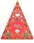 ETS Adventní kalendář Červený Trojúhelník 25 pyramidek sypaných čajů Bio - Advent Calendar