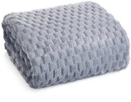 Eurofirany Microfiber blanket Cindy 220 × 200 - silver - Blanket