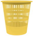 DONAU Koš odpadkový PVC děrovaný 12 l - pastelově žlutý