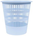 DONAU Koš odpadkový PVC děrovaný 12 l - pastelově modrý