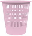 DONAU Koš odpadkový PVC děrovaný 12 l - pastelově fialový